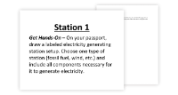 Electricity Production - 7 Engaging Lab Stations