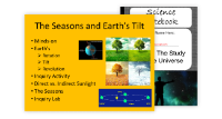 The Seasons and Earth's Tilt