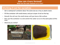 Erosion and deposition - Investigation instructions
