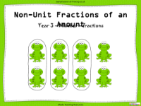 Non-Unit Fractions of an Amount - PowerPoint