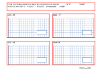 Division Set D 4 digit number - 2 digit number no remainder