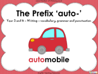 The Prefix 'auto-' - PowerPoint