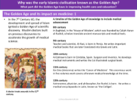 The Golden Age and its impact on medicine - Info Pack - Year 6