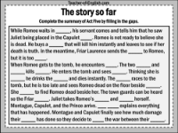 Got the Plot? - The Story so Far Worksheet