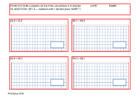 Addition Set A - numbers with 1 decimal place