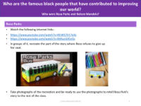 Rosa Parks - Activity - Black History - Year 2