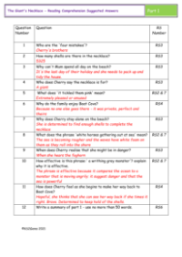 5. Reading Comprehension Answers