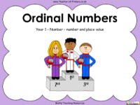 Ordinal Numbers - PowerPoint