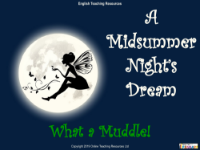 A Midsummer Nights Dream Lesson 8: What a Muddle! - PowerPoint