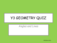 Geometry Quiz - Angles and Lines