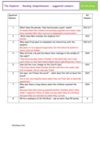 4. Reading Comprehension suggested answers