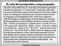 Writing Using Paragraphs - Worksheet