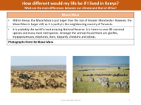 Masai Mara - Info sheet