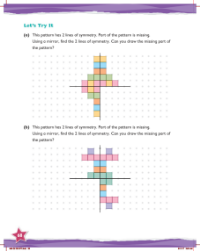Try it, Creating patterns with 2 lines of symmetry