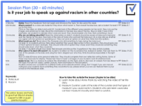 Is it your job to speak up against racism in other countries Lesson Plan