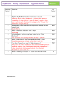 4. Reading Comprehension suggested answers