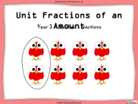 Unit Fractions of an Amount - PowerPoint