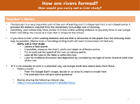 How would you carry out a river study? - Teacher notes