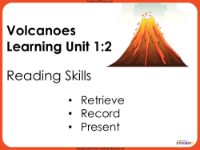 Volcanoes - Unit 2 - Reading Skills PowerPoint
