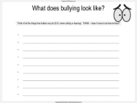 Bullying - Discussion Texts - Worksheet