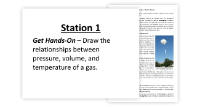 Pressure, Volume, and Temperature - 7 Engaging Lab Stations