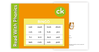 10. Play Bingo And Snap To Reinforce The Phonic Sound CK (3 years +)