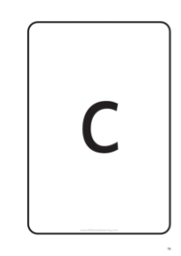 Phoneme "k" Grapheme "c" - Lesson plan