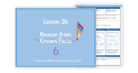 26. Reason from known facts