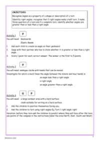 Identifying angles worksheet