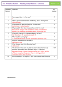 6. Reading Comprehension Answers