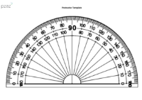 Eyesight and Hearing - Large Protractor