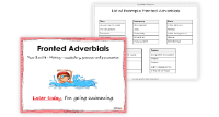 Fronted Adverbials