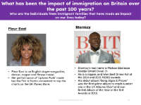 Fleur East and Stormzy - Info sheet