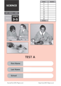 SATS papers - Science 2003 Test A
