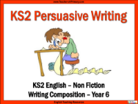 Persuasive Writing - PowerPoint