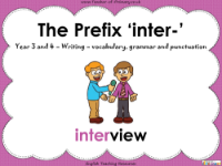 The Prefix 'inter-' - PowerPoint