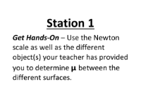 Lab Station Cards