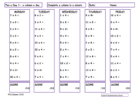 2 and 4 Times Table