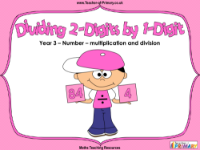 Introducing Dividing 2-Digits by 1-Digit - PowerPoint