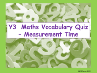 Vocabulary Quiz - Measurement: Time