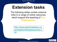 Extension Tasks and Links Powerpoint