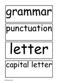 Grammar and Punctuation Vocabulary