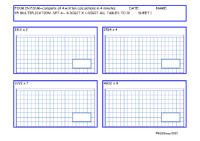 Multiplication Set A 4 digit number x 1 digit number all tables to 10