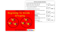 Beginning to Divide - Grouping