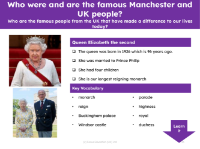 Queen Elizabeth the second - Info sheet