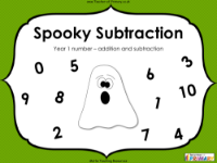 Spooky Subtraction - PowerPoint