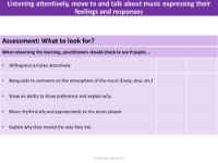 Assessment - Music 1 - EYFS