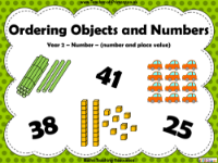 Ordering Objects and Numbers - PowerPoint