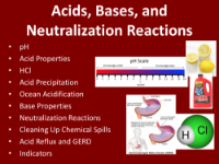 Acids, Bases, and Neutralization Reactions - Teaching Presentation