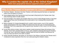 Why is the Thames so important? - Info sheet